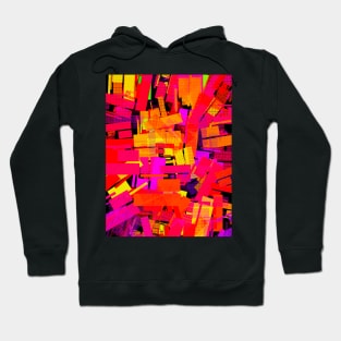 Confetti Cannons Colorful Geometric Print Hoodie